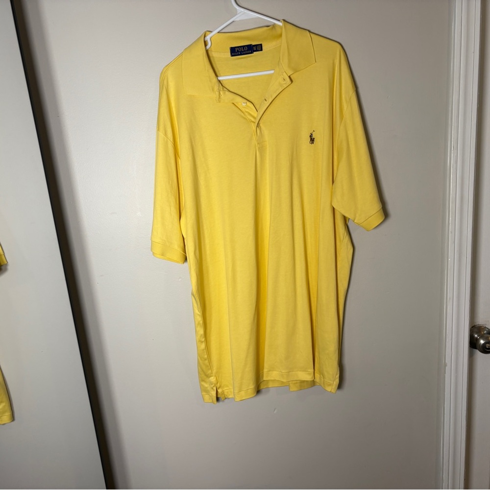 Polo by Ralph Lauren Men's Polo Shirt in Vibrant Yellow